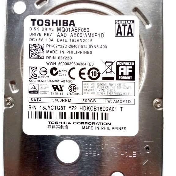 [HCM]Ổ Cứng HDD Laptop 500GB - Bảo hành 12 tháng
