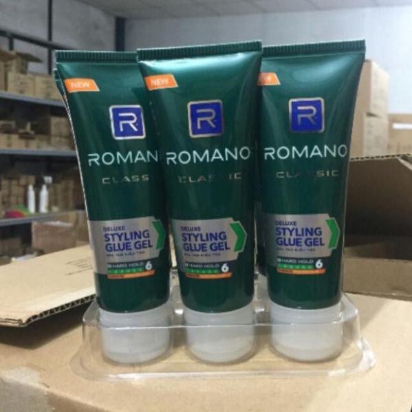 Gel vuốt tóc Romano siêu cứng 50g