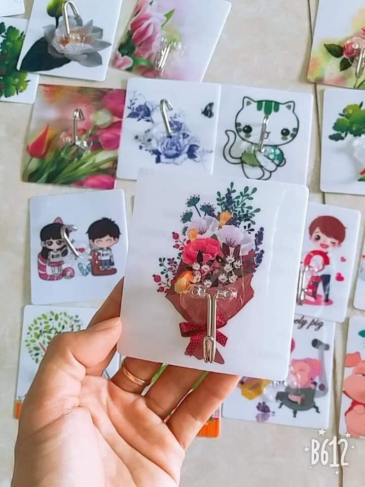 CONBO 10 MÓC DÁN TƯỜNG 3D BẢN TO SIÊU CHẮC ( GIAO HÌNH NGẪU NHIÊN  )