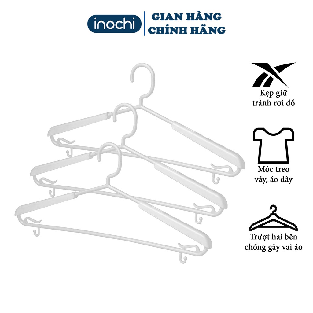 [combo 5] Móc Áo quần áo trượt 177- Mắc quần áo, móc treo đồ , móc quần áo , móc phơi đồ , móc phươi quần áo - NOCHI - giúp - quần áo - gọn gàng ngăn nắp với thiết kế chắc chắn MA177