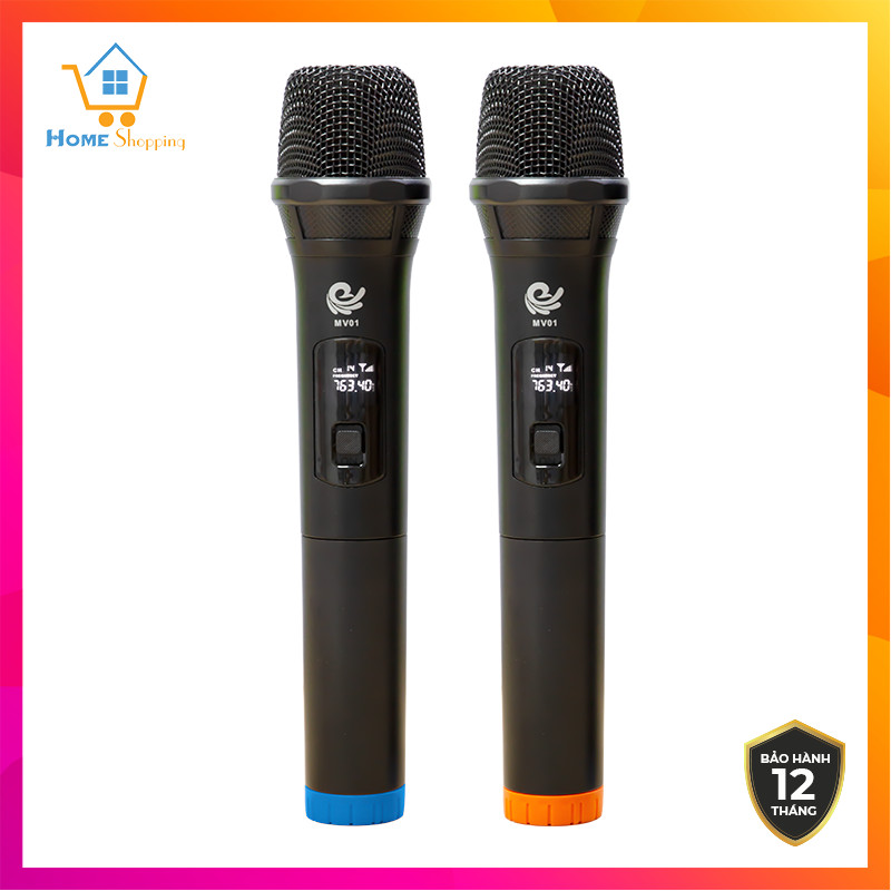Micro Không Dây, Mích Hát Karaoke VIETSTAR MV01, Chuyên Dành Cho Mọi Loa Kéo, Âm Ly, Tần Số 50, Hát Nhẹ Và Êm, Phù Hợp Cho Những Bữa Tiệc Dã Ngoại, Sản Phẩm Bảo Hành Trọn Bộ 12 Tháng, MV01