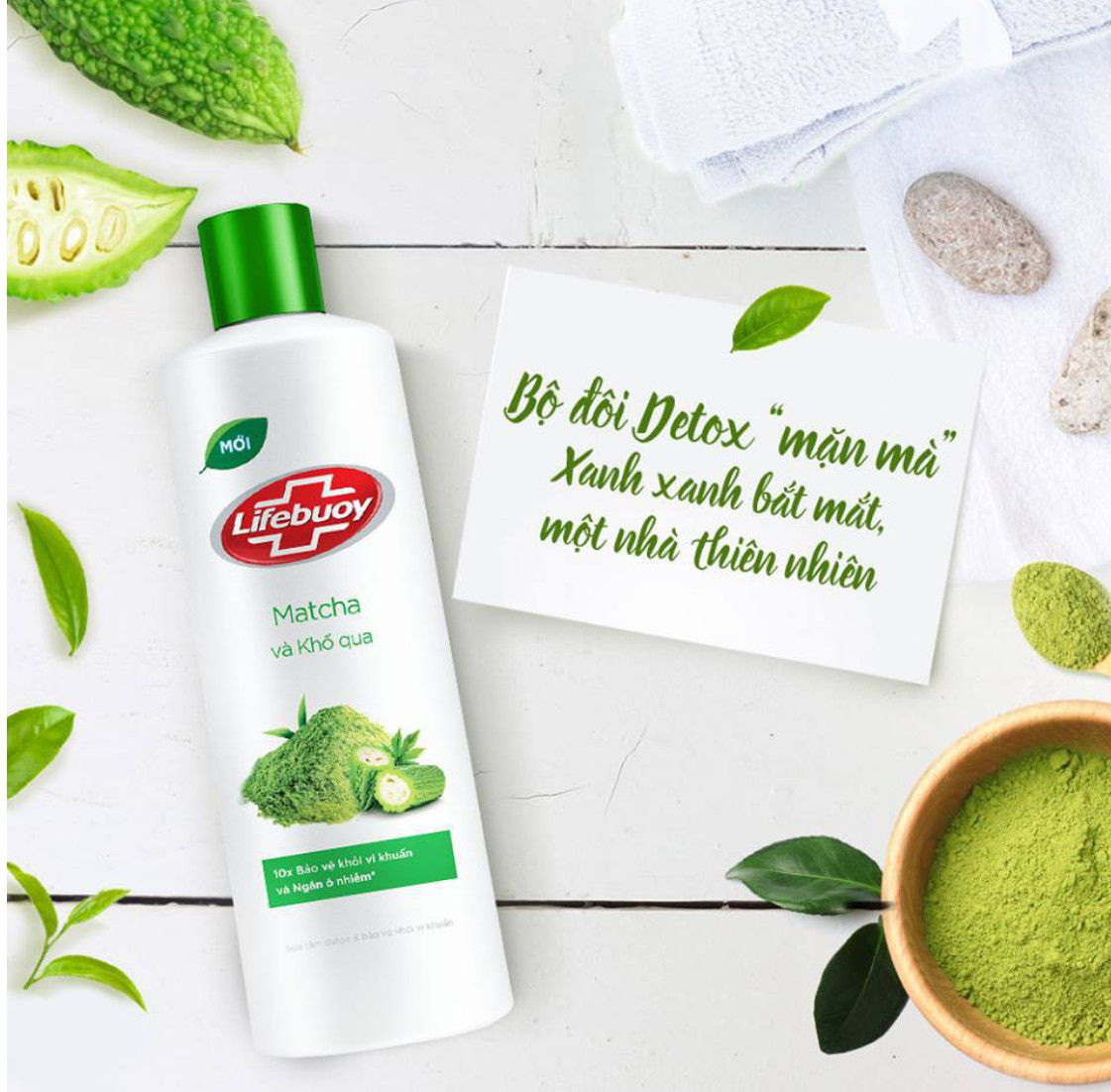 (Giao hàng hỏa tốc) Sữa tắm detox Lifebouy 200g (mua tại ptptshop)