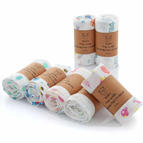 Khăn Tắm Sợi Tre Aden Cuộn Muslin