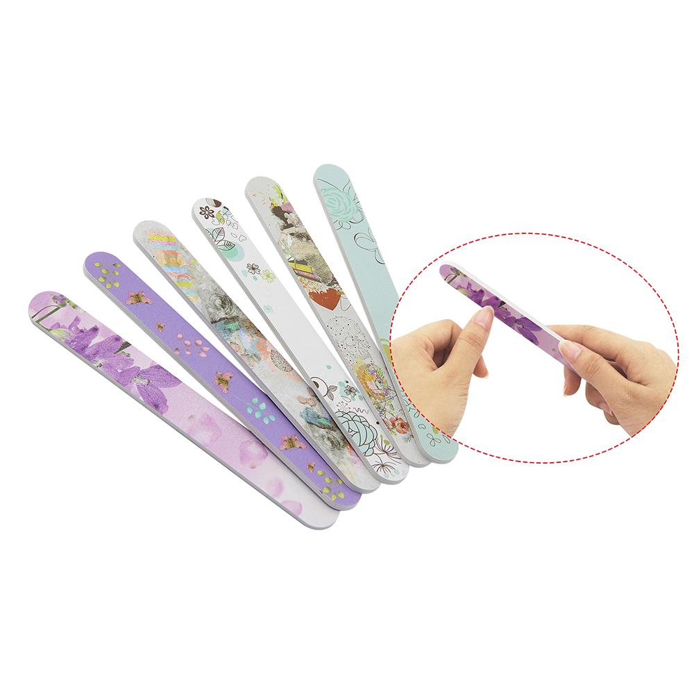 Combo 2 Cây Dũa Đánh Bóng Móng Tay 2 Mặt Bông Hoa Giấy Nhám (giao mẫu ngẫu nhiên)