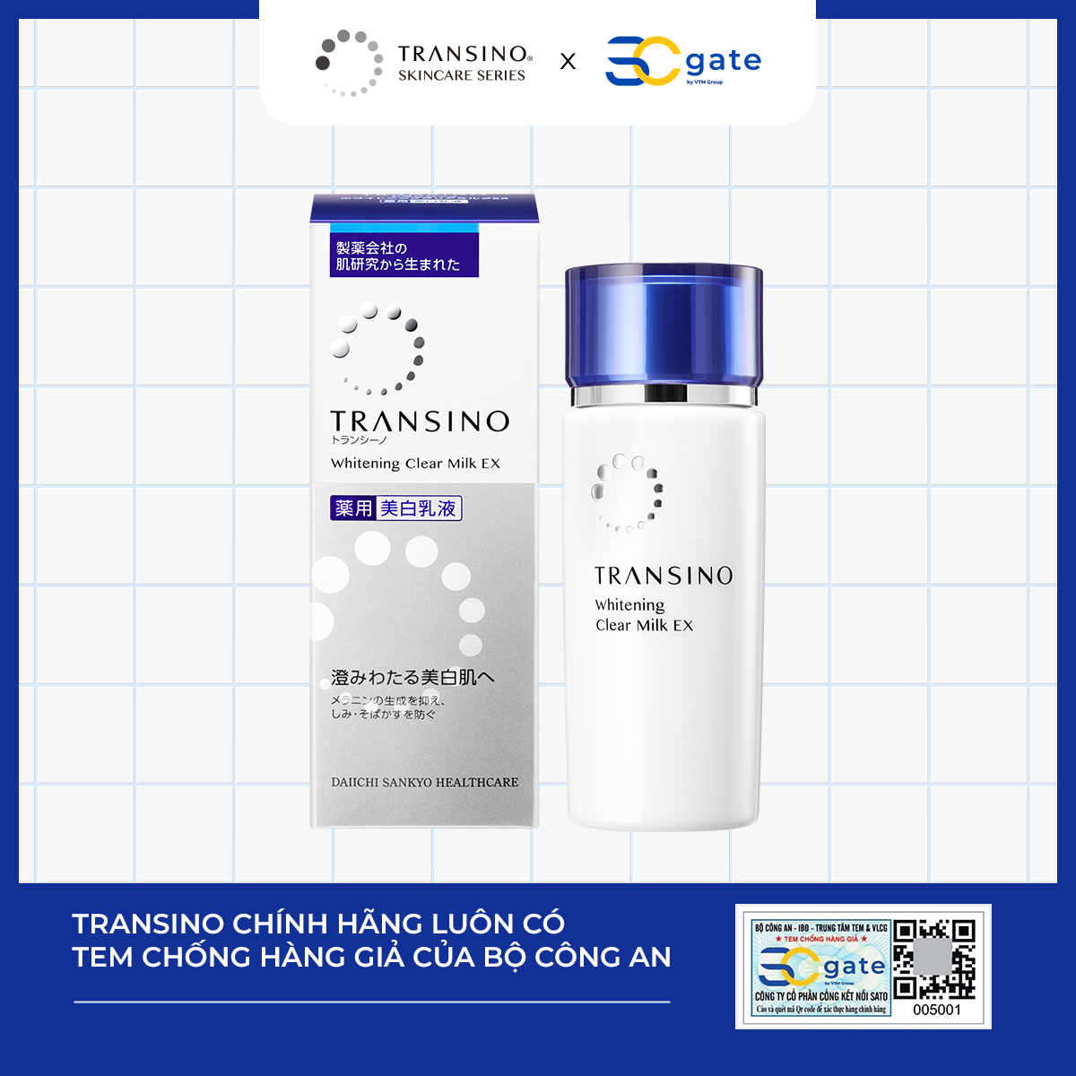Combo 2 Sữa Dưỡng Dưỡng Trắng Da TRANSINO