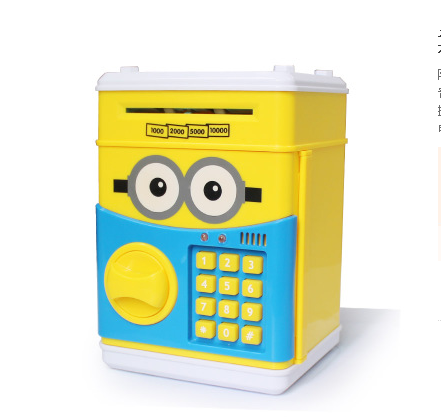 Két sắt đựng tiền mini, két đựng tiền mini cho bé, két đựng tiền mini thông minh cho bé, bảo mật an toàn, tiết kiệm tiền đồ chơi cho bé. lỗi 1 đổi 1