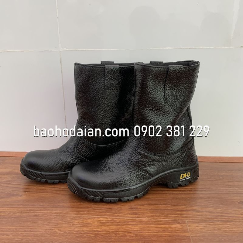 Ủng bảo hộ lao động DH-group chất liệu da - đủ size