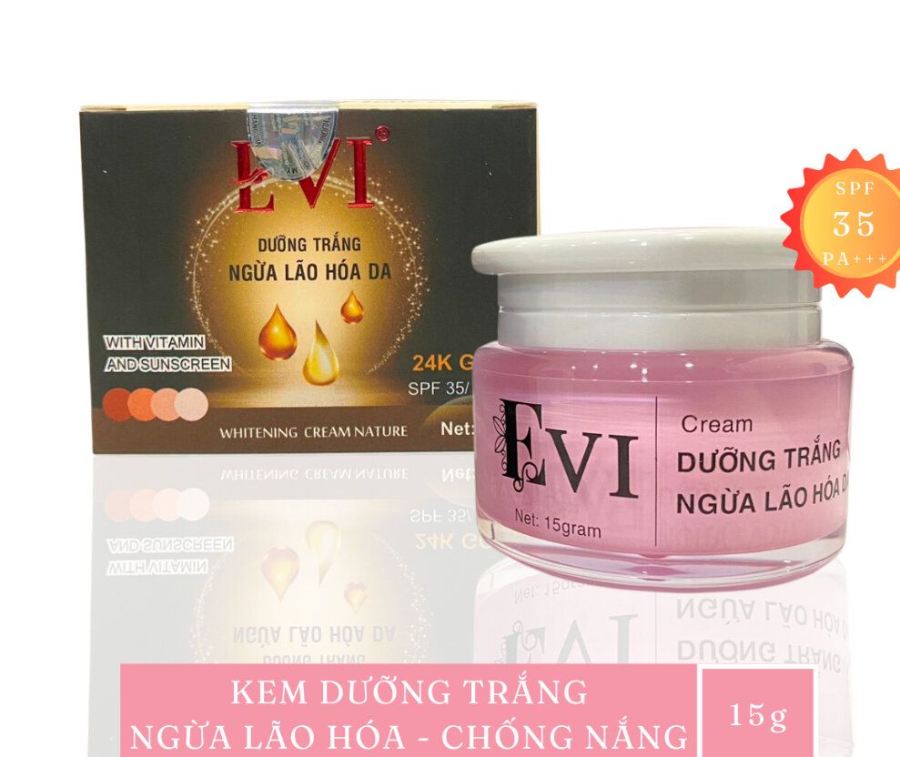 Kem Evi trắng da ngừa Lão Hoá