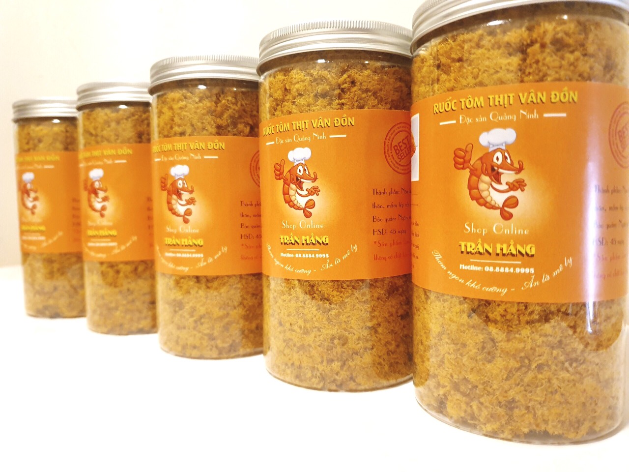 100g Ruốc tôm thịt Vân Đồn nguyên chất, chuẩn sạch