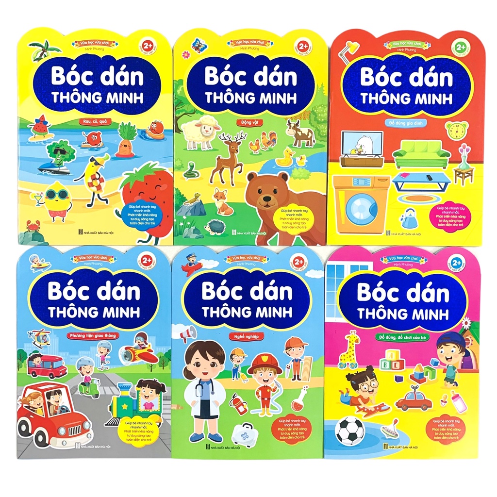 Bóc Dán Thông Minh Dành Cho Trẻ Từ 2-6 Tuổi