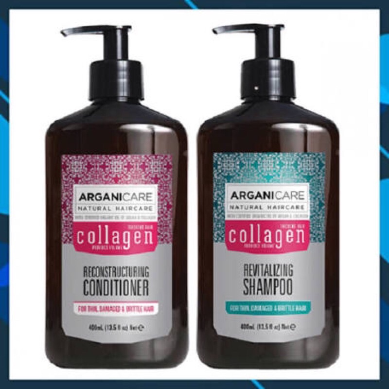 Dầu gội xả arganicare collagen