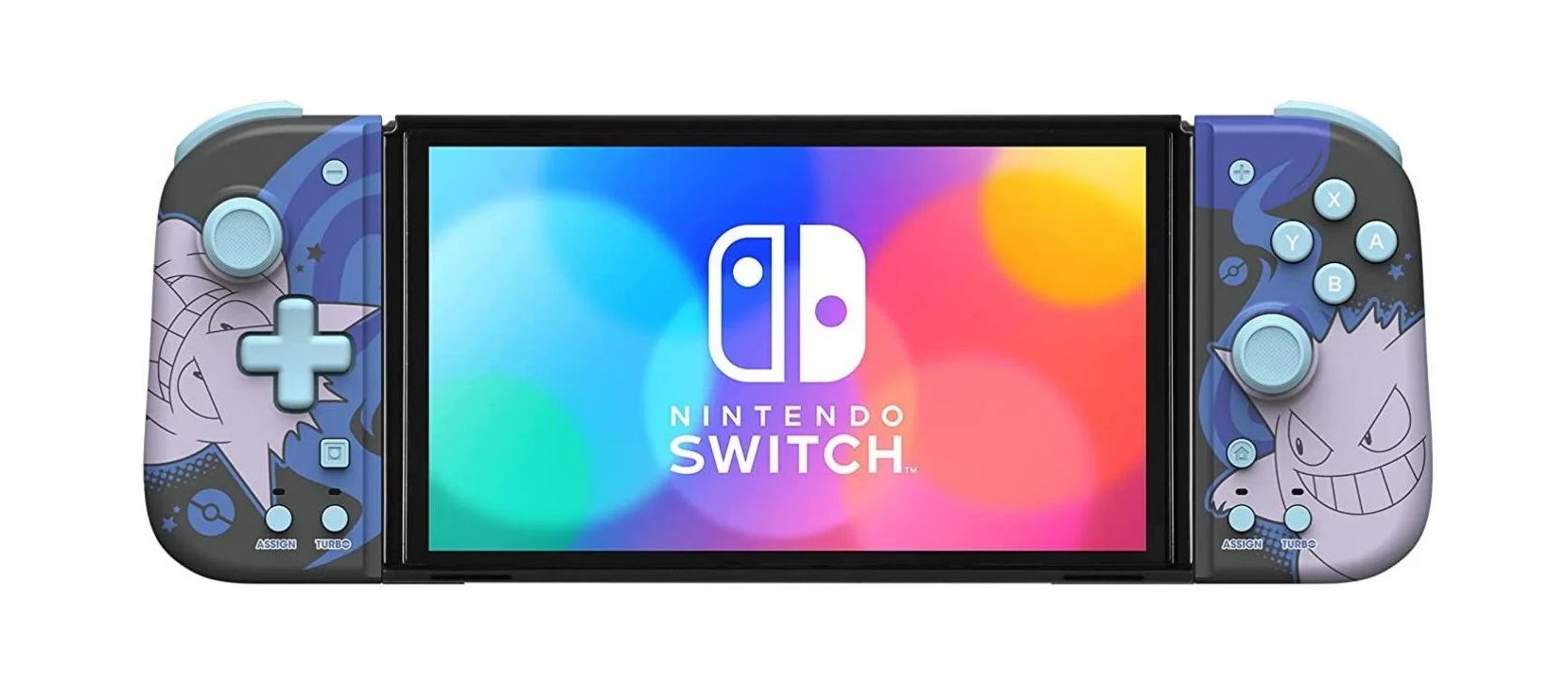 Tay Cầm Hori Split Pad Compact (Light Gray & Yellow) Cho Nintendo Switch Oled, V2