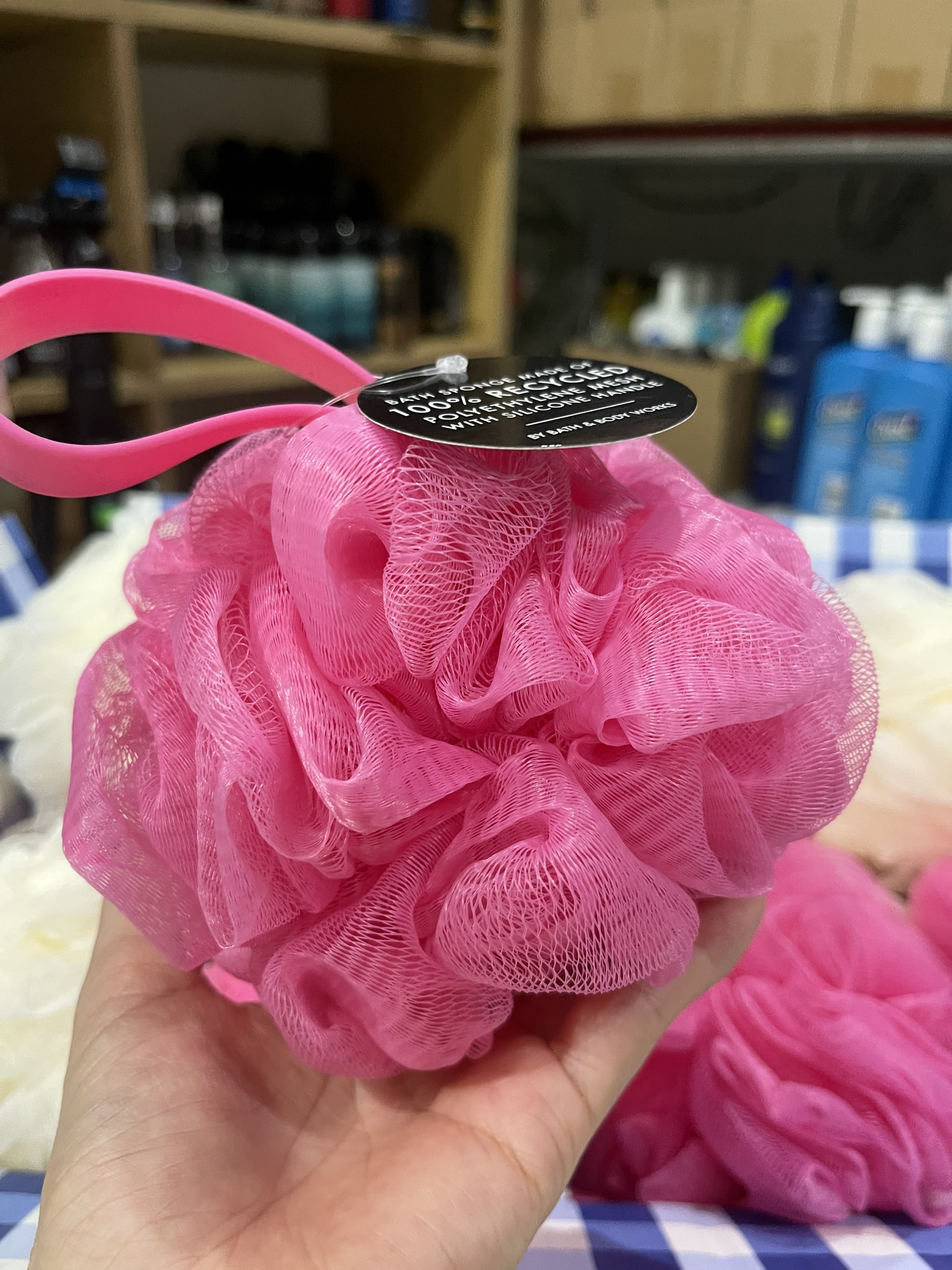 Bông tắm bath body works