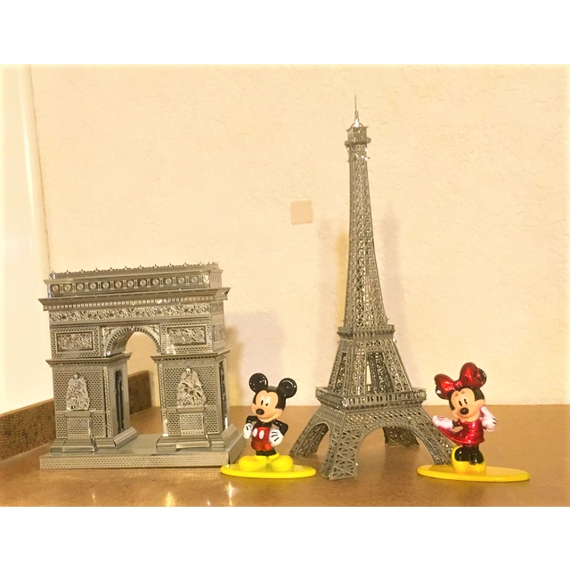 Mô Hình Kim Loại 3D Piececool Tháp Eiffel (chưa ráp)