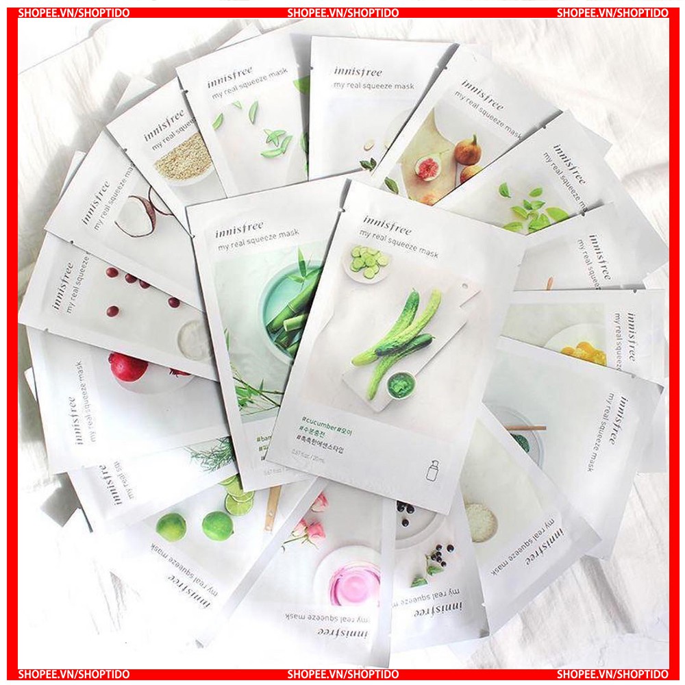 10 mặt nạ giấy innisfree hàn quốc bất kỳ loại dày hàng cao cấp