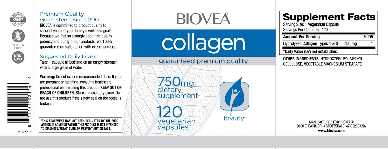 [Bill][ Date 11/2025] Collagen Biovea Đức 120 Viên -750mg