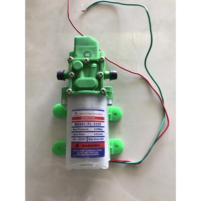 mô tơ bình phun đien 12v