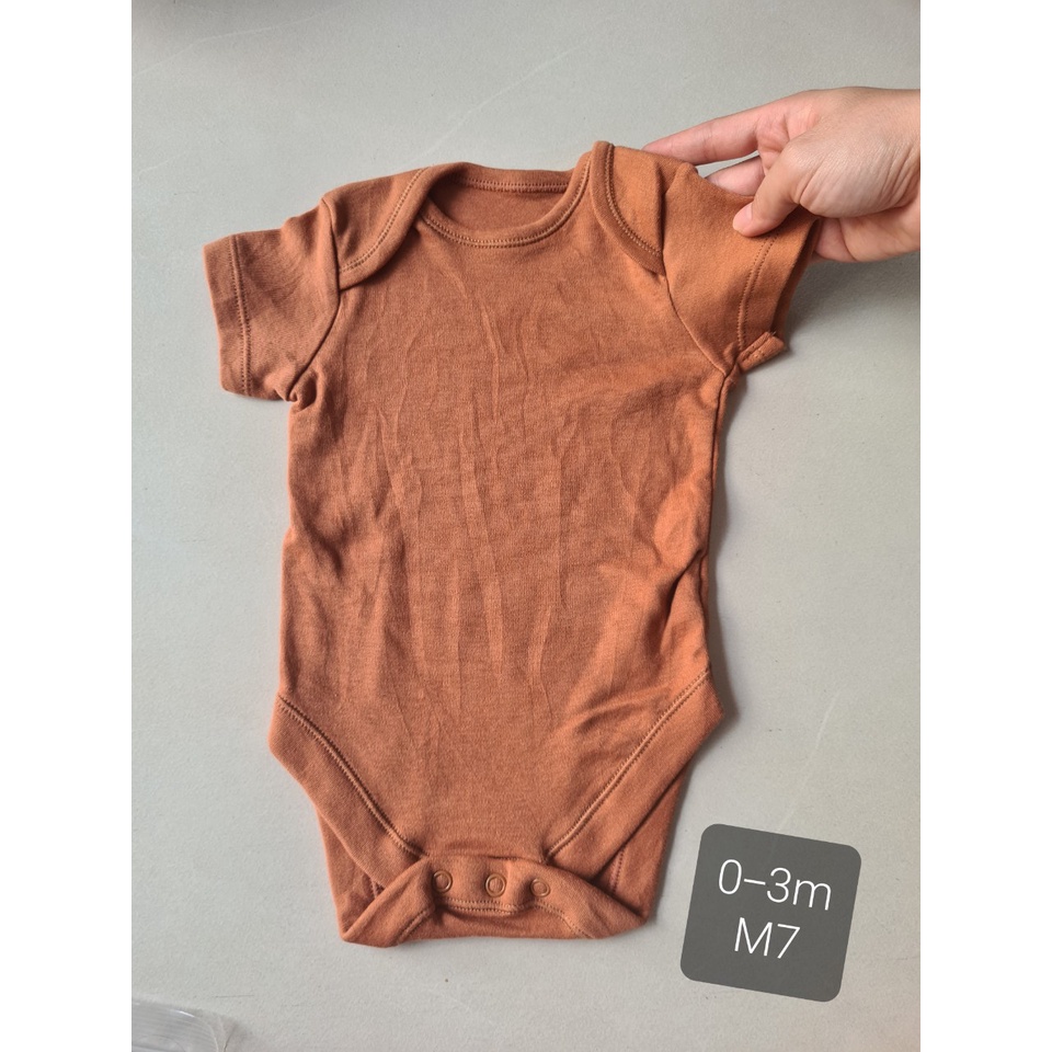 [Chọn mẫu] BODY CHIP TAY NGẮN CHO BÉ 0-6M ( hàng xuất dư)