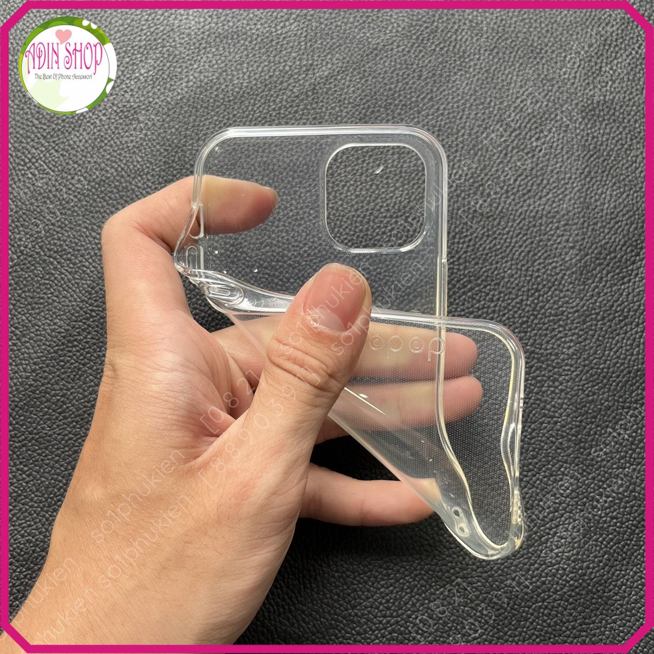 Ốp lưng Iphone 13 mini dẻo trong viền cam gồ/ không gồ cao cấp, bền đẹp