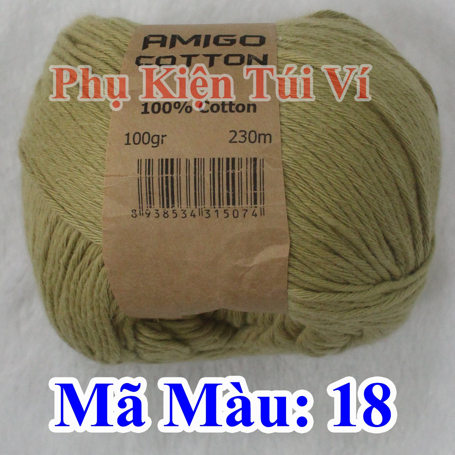 Sợi Amigo 100% Cotton 30k/c (Màu 1- 36)