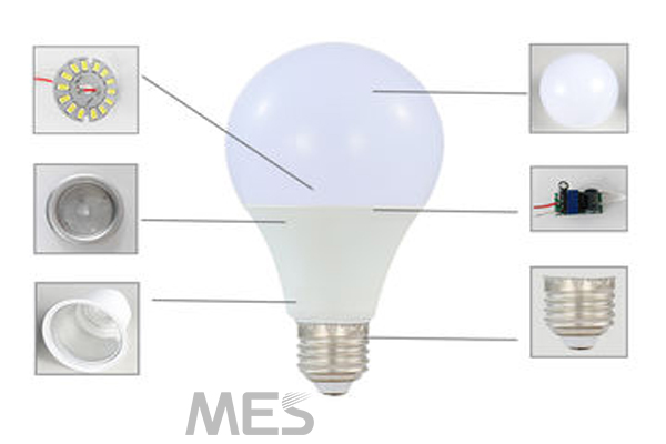 Đèn Bulb LED 12W, 6500K
