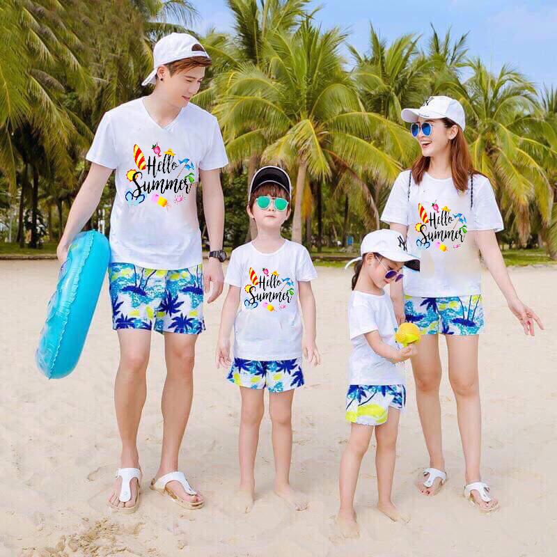 Set bộ cặp đôi & gia đình đồ đi biển cặp đôi và gia đình