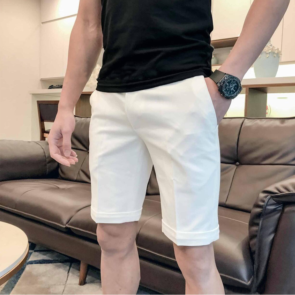 Quần short nam - Quần Ngố Kaki Nam - Chất Liệu Dày Dặn Mềm Mịn, Mát Mẻ, Thoải Mát Cho Người Mặc