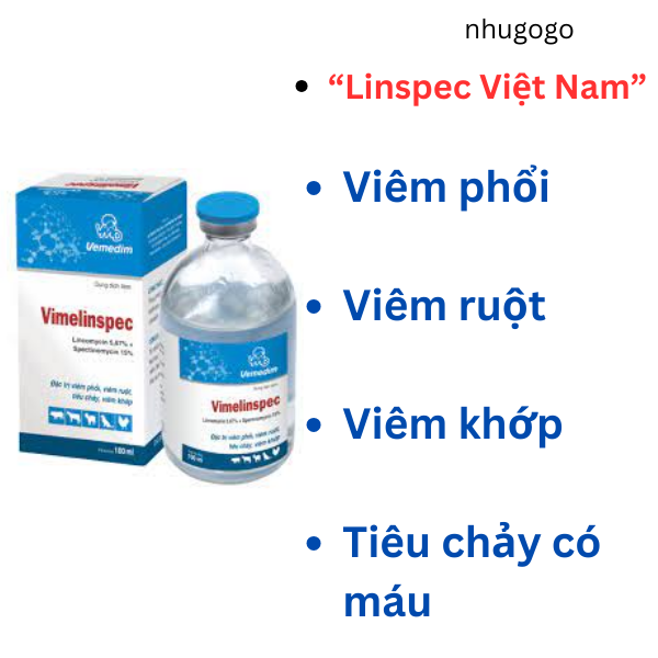 Vimelinspec 10ml gà hen, khẹc, thức ăn cho vật nuôi