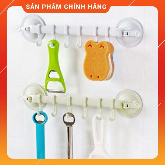 Combo 3 thanh treo đồ hít chân không  6 mấu