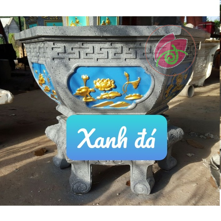 Sơn chậu kiểng màu xanh đá hệ nước DOLPHIN1kg