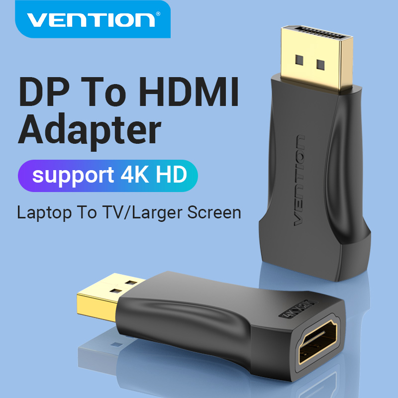 Bảng giá Vention DP To HDMI 4K 30Hz Displayport Adapter Male To Female Cable Converter DisplayPort To HDMI Adapter For PC TV Projector Phong Vũ