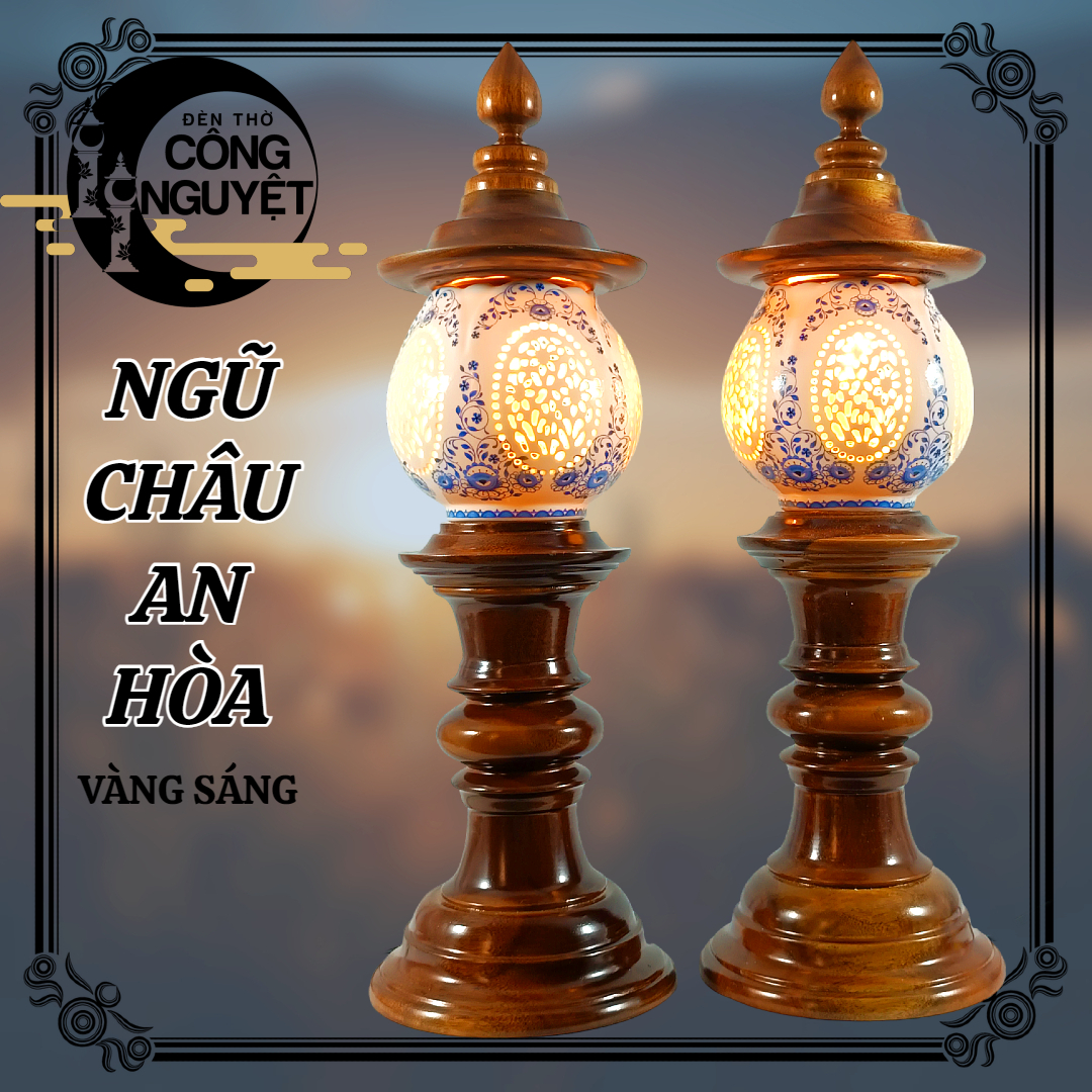 Altar Lamp "Five Continents in Peace"