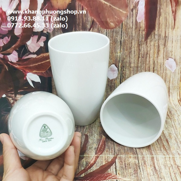 ly dưỡng sinh sứ Minh Long 480ml - ly sứ dưỡng sinh có nắp