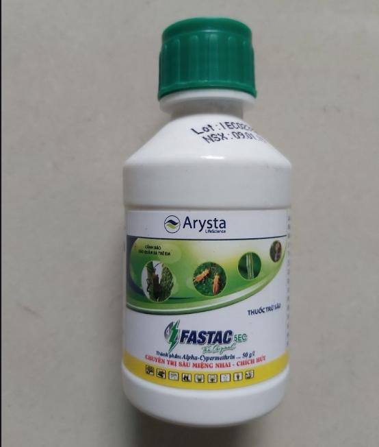 FASTAC 5EC - Thuốc trừ sâu, rầy, bọ trỉ - Chai 100ml