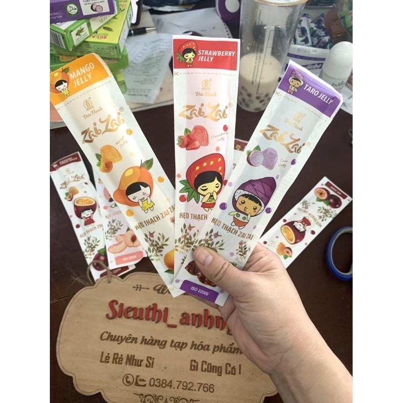 THẠCH ZAI ZAI ĐỨC HẠNH 500G TÚI DÀI (MỚI)