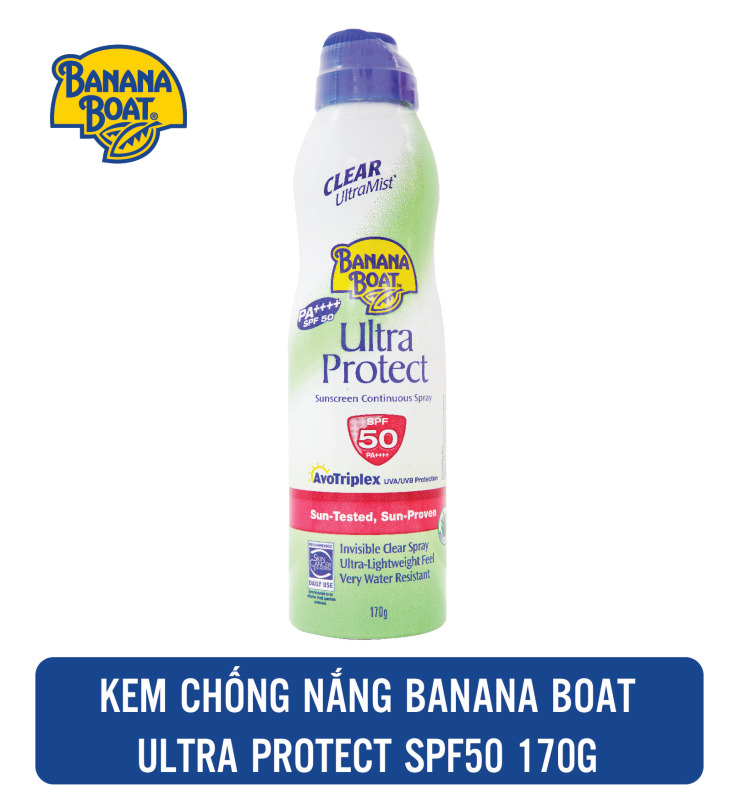 Chai Xịt Banana Boat Chống Nắng ULTRA PROTECT SPF50 170G