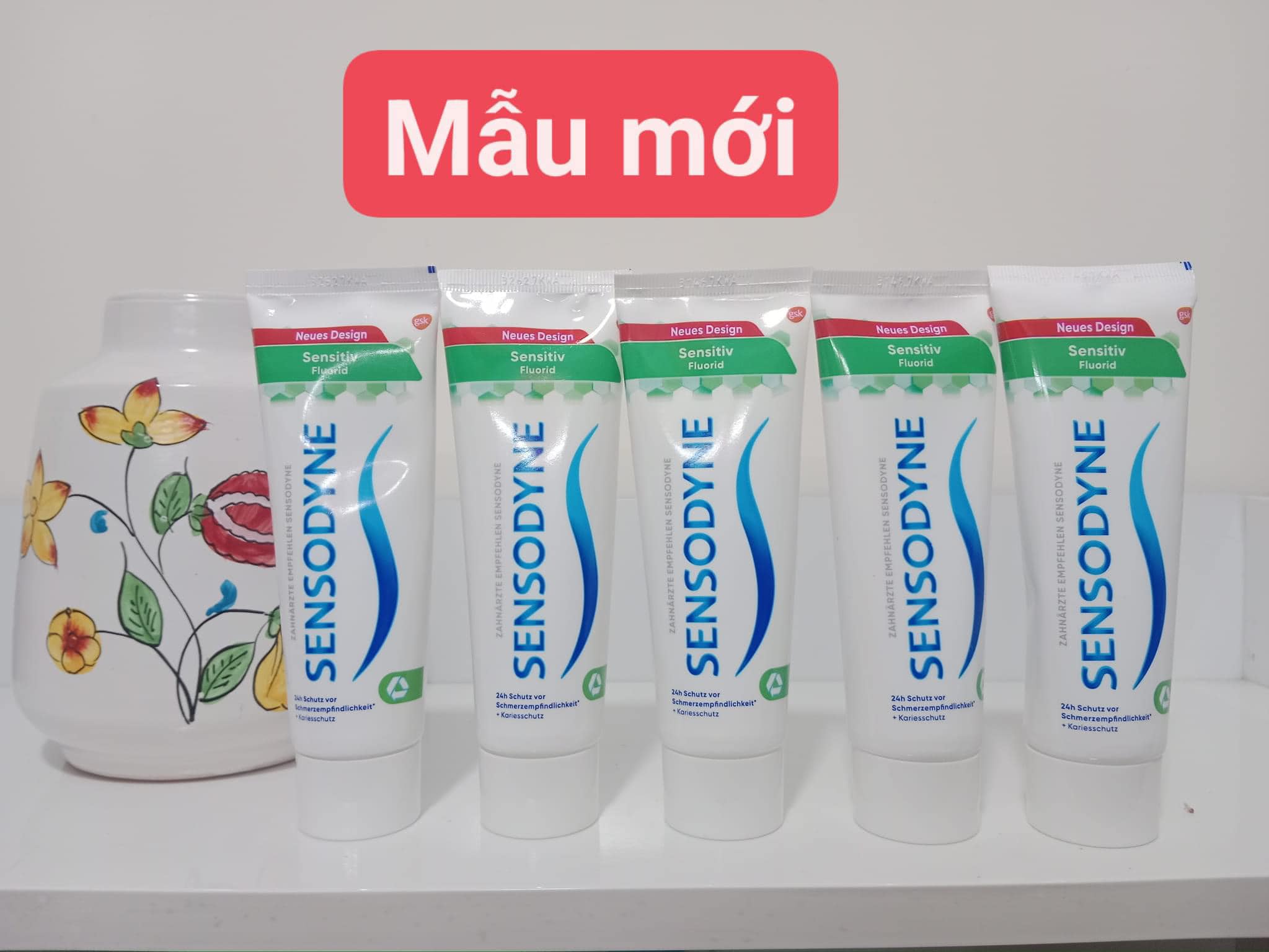 Kem Đánh Răng Sensodyne Fluorid Chống Ê Buốt Của Đức, 75 ml {Hàng Đức Chính Hãng}