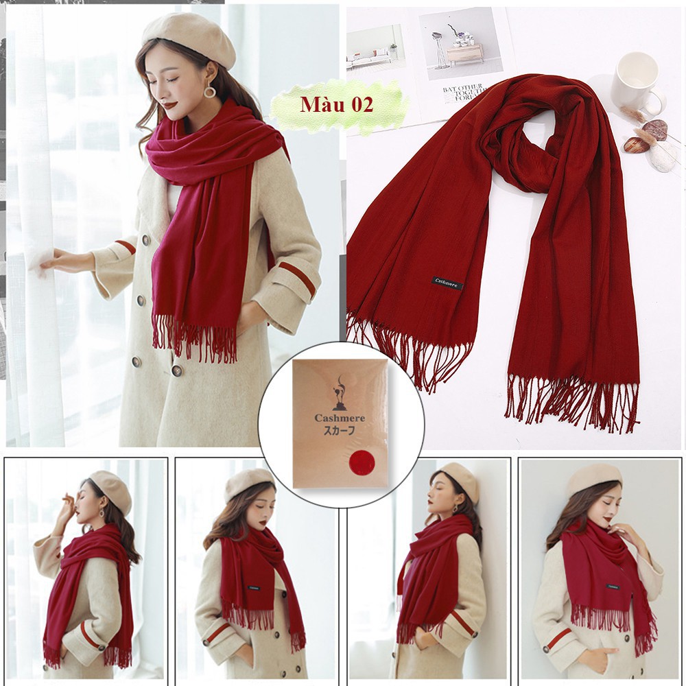 Khăn cashmere, khăn choàng xuất Nhật