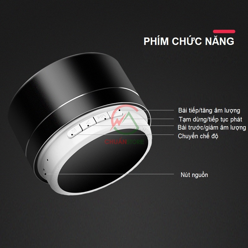 Loa Bluetooth A10 mini vỏ nhôm