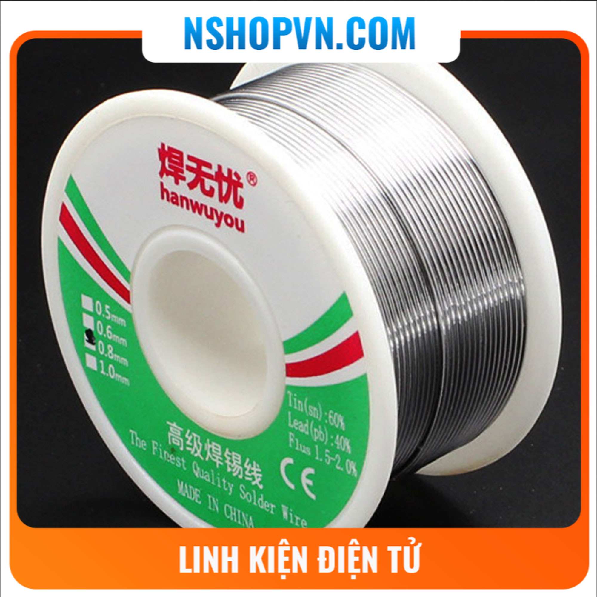 Thiếc hàn 0.8 (50gram)