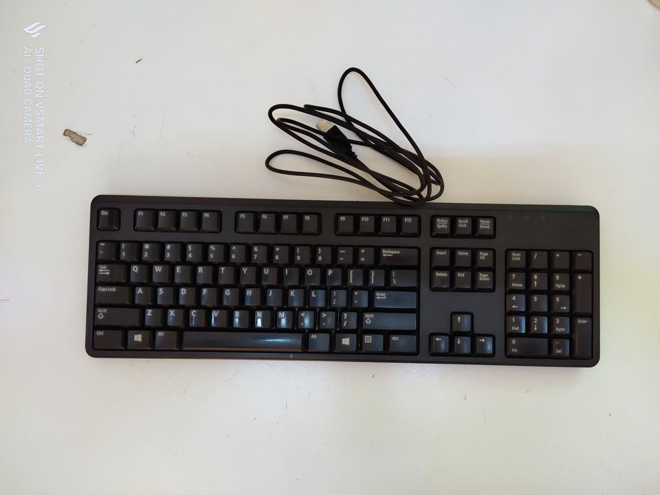 Bàn phím có dây Dell KB212-b cao cấp mỏng nhẹ, cổng USB