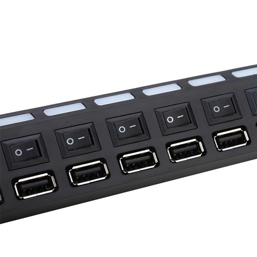 Bộ chia cổng USB 7 ports - Hub chia 7 cổng Usb