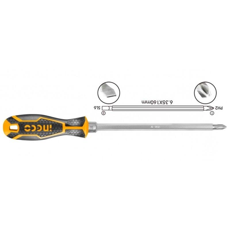 Bộ tua vít 2 đầu Ingco AKISD0201