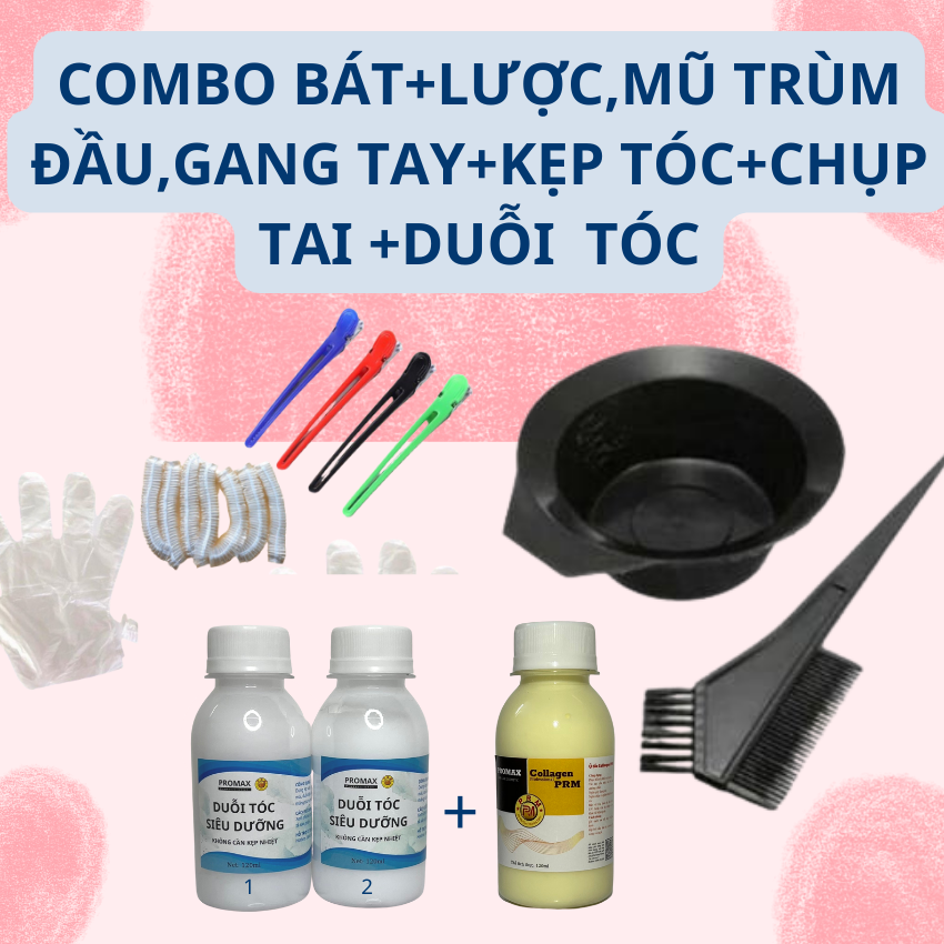 Thuốc duỗi ép tóc tại nhà không cần kẹp nhiệt nhà đơn giản, tiết kiệm, nhanh gọn Tony - Hair