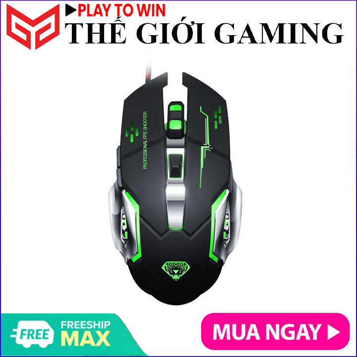 Chuột game thủ G502 Q5 Màu Đen cực bền thiết kế độc lạ có LED nhiều màu
