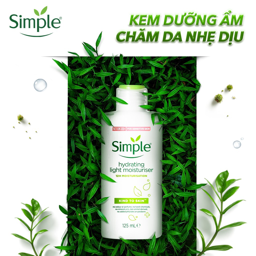 Kem dưỡng ẩm  Simple Hydrating Light Moisturise