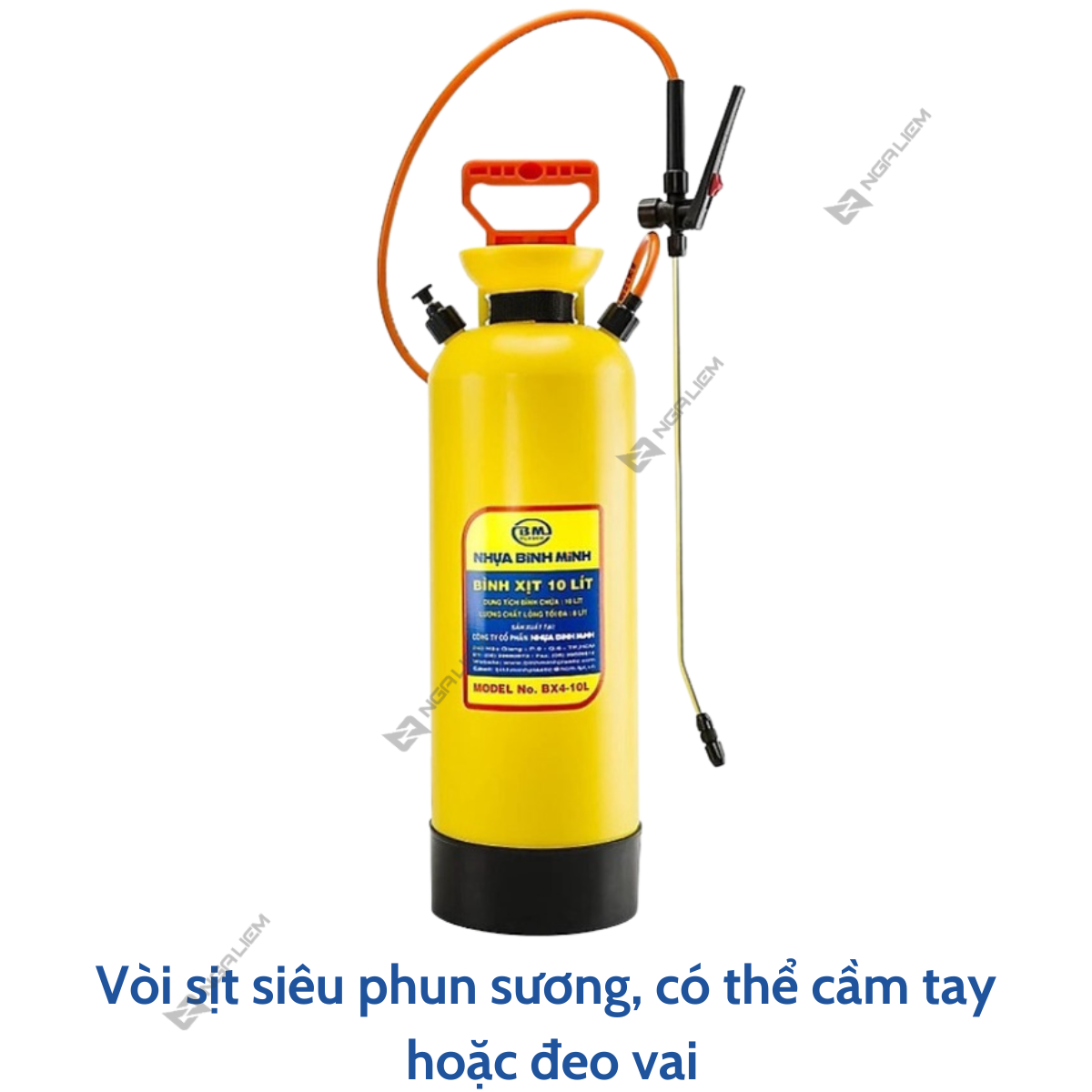 Bình xịt 10 Lít Bình Minh BX4, dùng phun tưới [Hàng chính hãng]