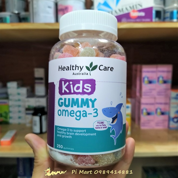 Kẹo gum Omega 3 Healthy Care 250 viên
