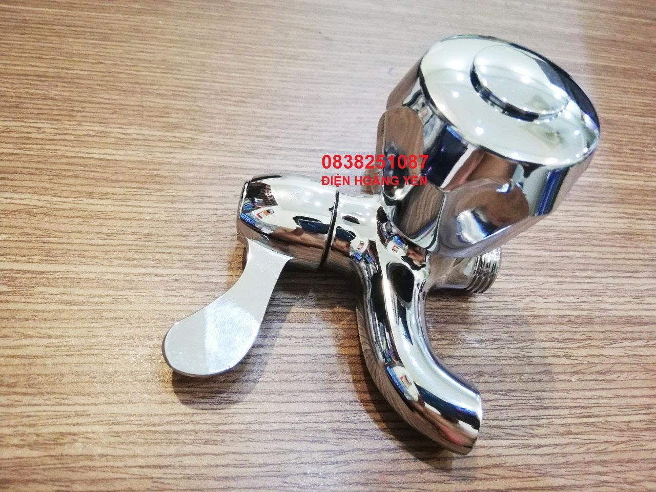 Vòi củ sen lạnh đồng thau mạ croom dùng nước lạnh