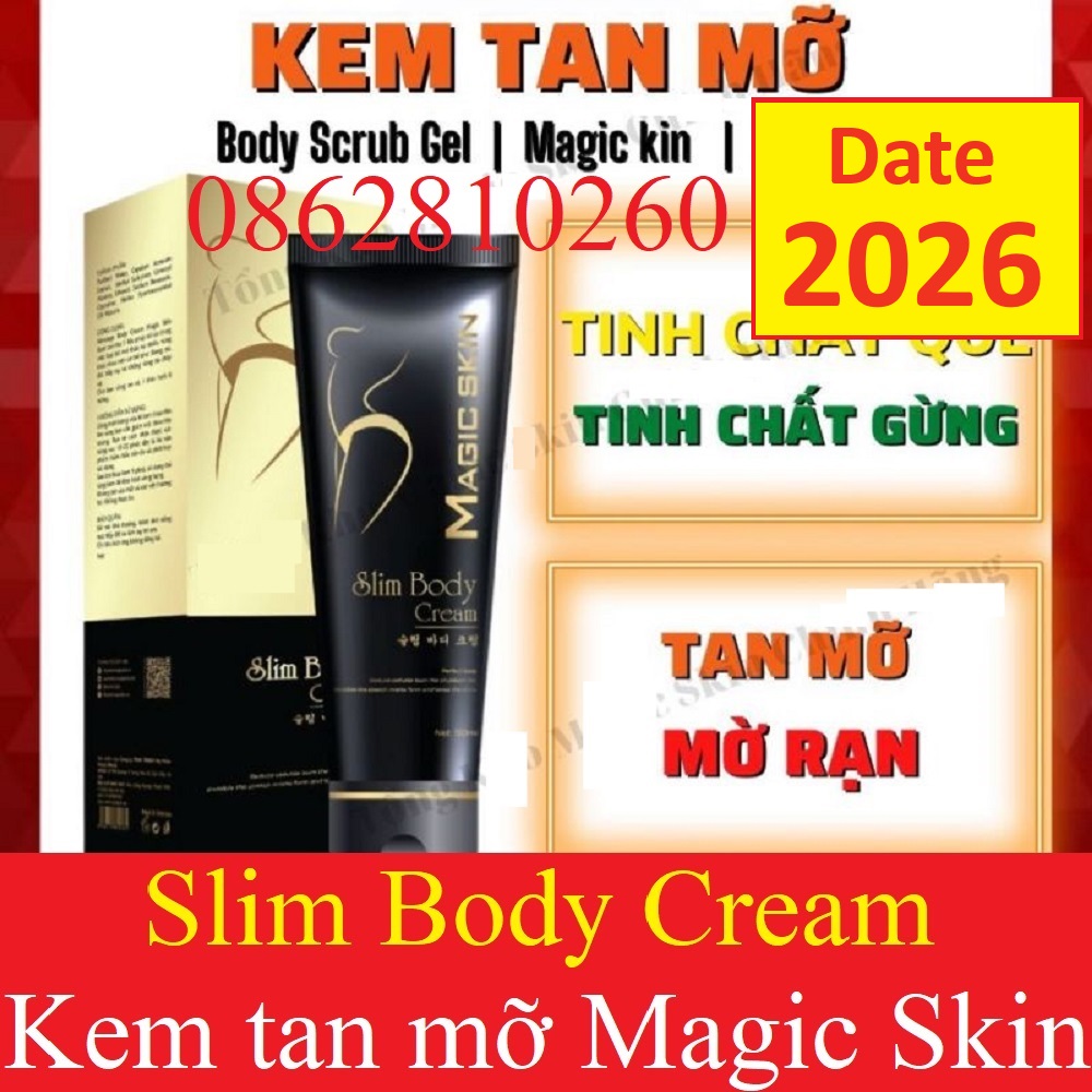 Kem Tan Mỡ Quế Gừng Magic Skin Slim Body Cream [CHÍNH HÃNG MAGICSKIN]